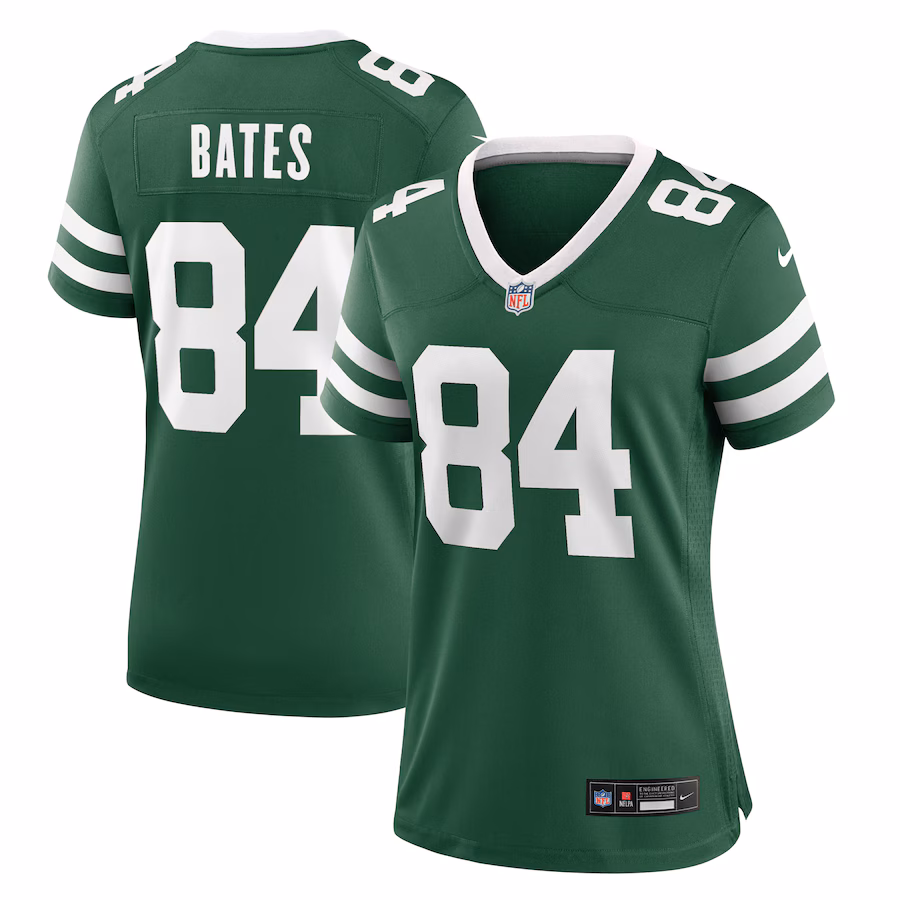Women's New York Jets Brenden Bates Nike Legacy Green Team Game Jersey