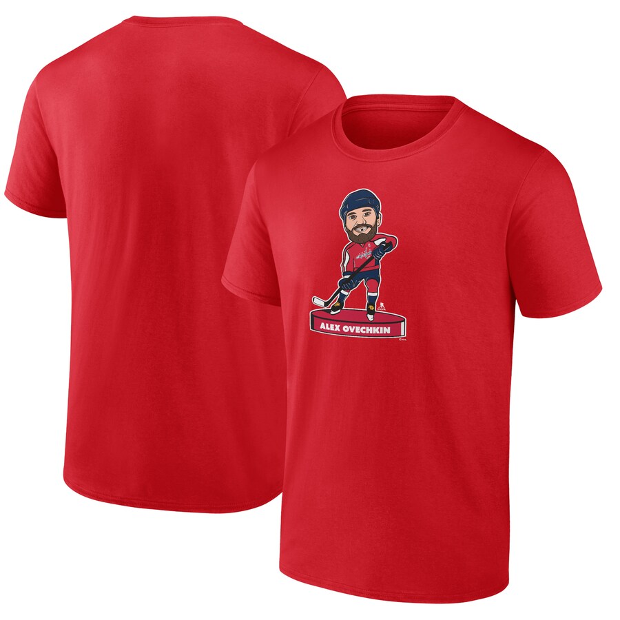 Men's Washington Capitals Alexander Ovechkin Fanatics Red Player Bobblehead T-Shirt