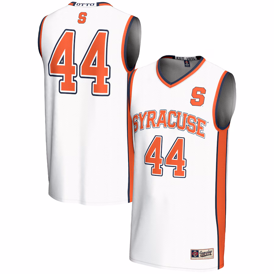 Unisex GameDay Greats #44 White Syracuse Orange Lightweight Basketball Jersey