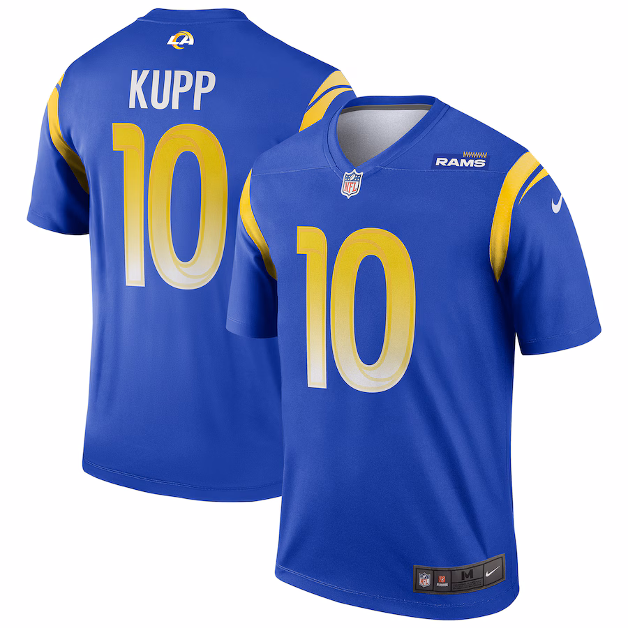 Men's Los Angeles Rams Cooper Kupp Nike Royal Team Legend Player Performance Top