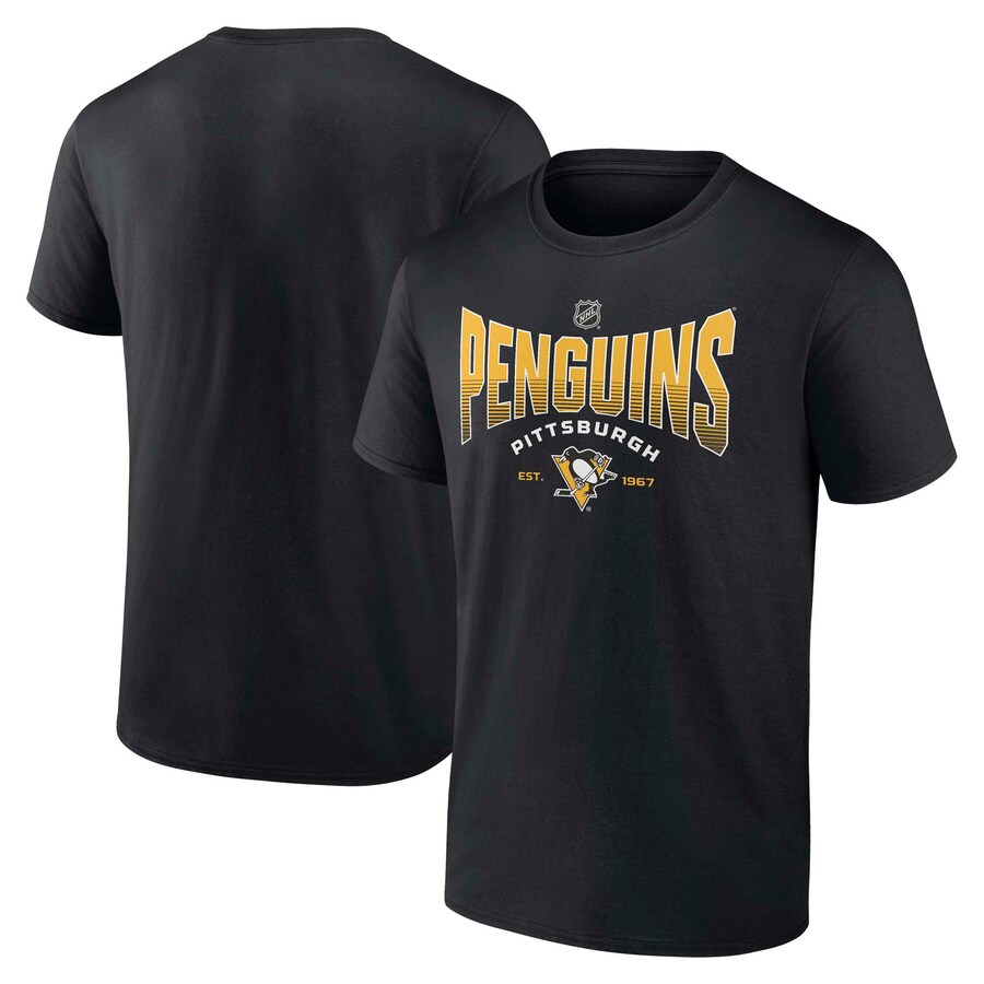 Men's Pittsburgh Penguins Fanatics Black Statement T-Shirt