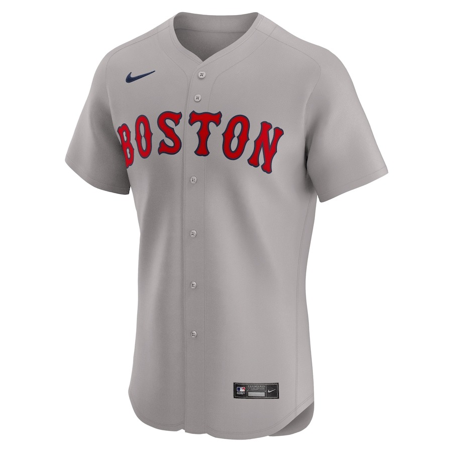 Men's Boston Red Sox  Nike Gray Away Limited Custom Jersey