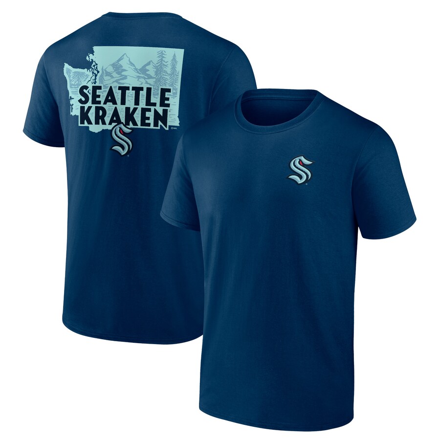 Men's Seattle Kraken Deep Sea Blue Territorial T-Shirt