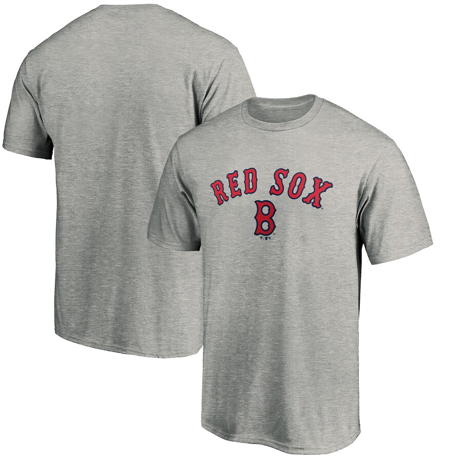 Men's Boston Red Sox Heather Gray Cooperstown Collection Wahconah T-Shirt