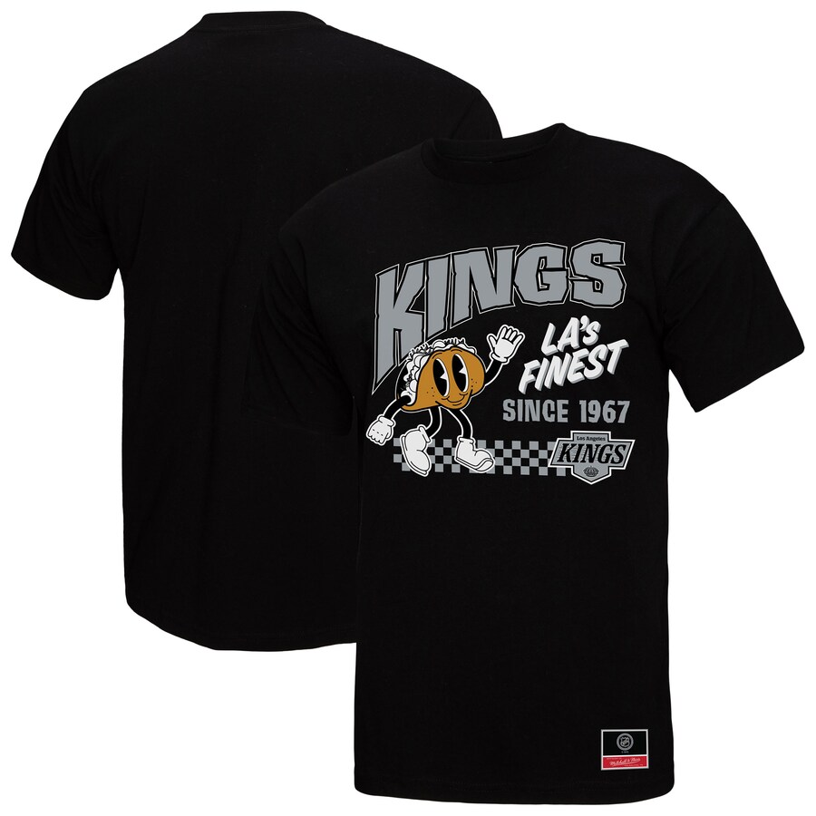 Men's Los Angeles Kings Mitchell & Ness Black Local Food T-Shirt