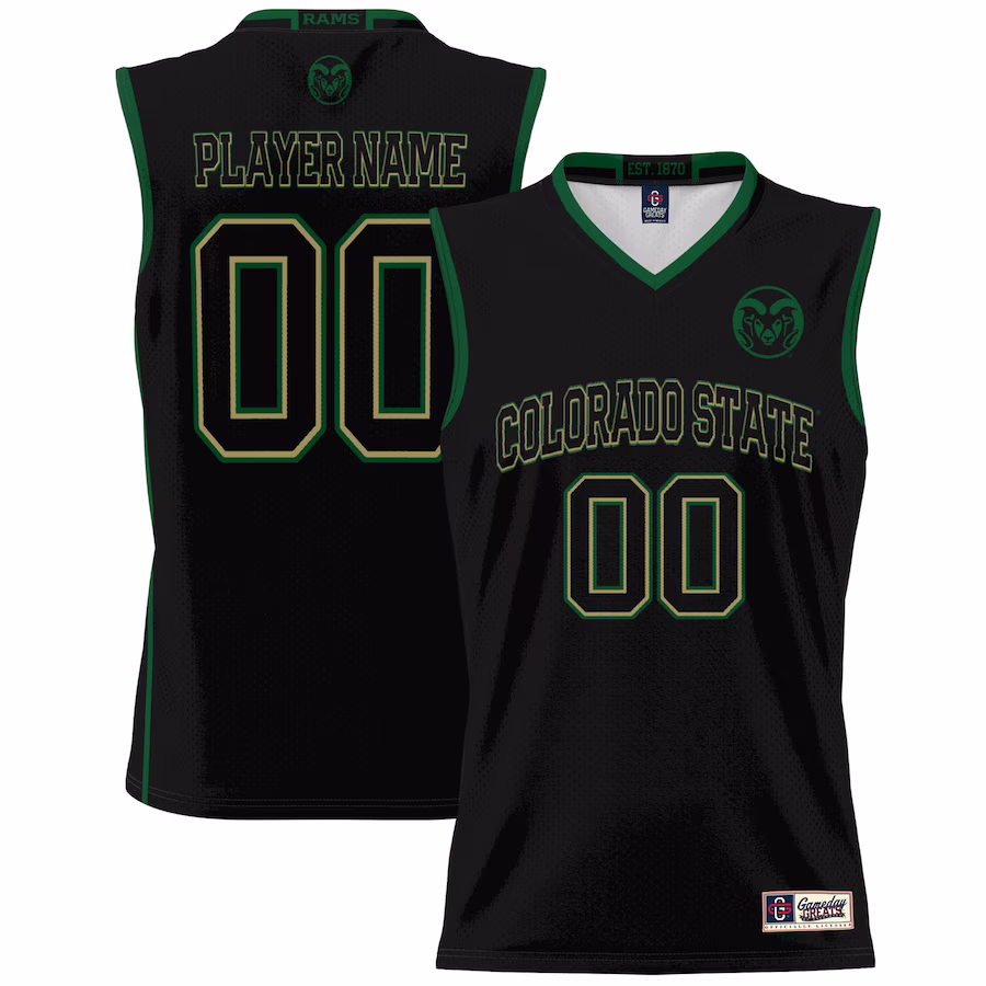 Colorado State Rams GameDay Greats Youth NIL Pick-A-Player Basketball Jersey - Black