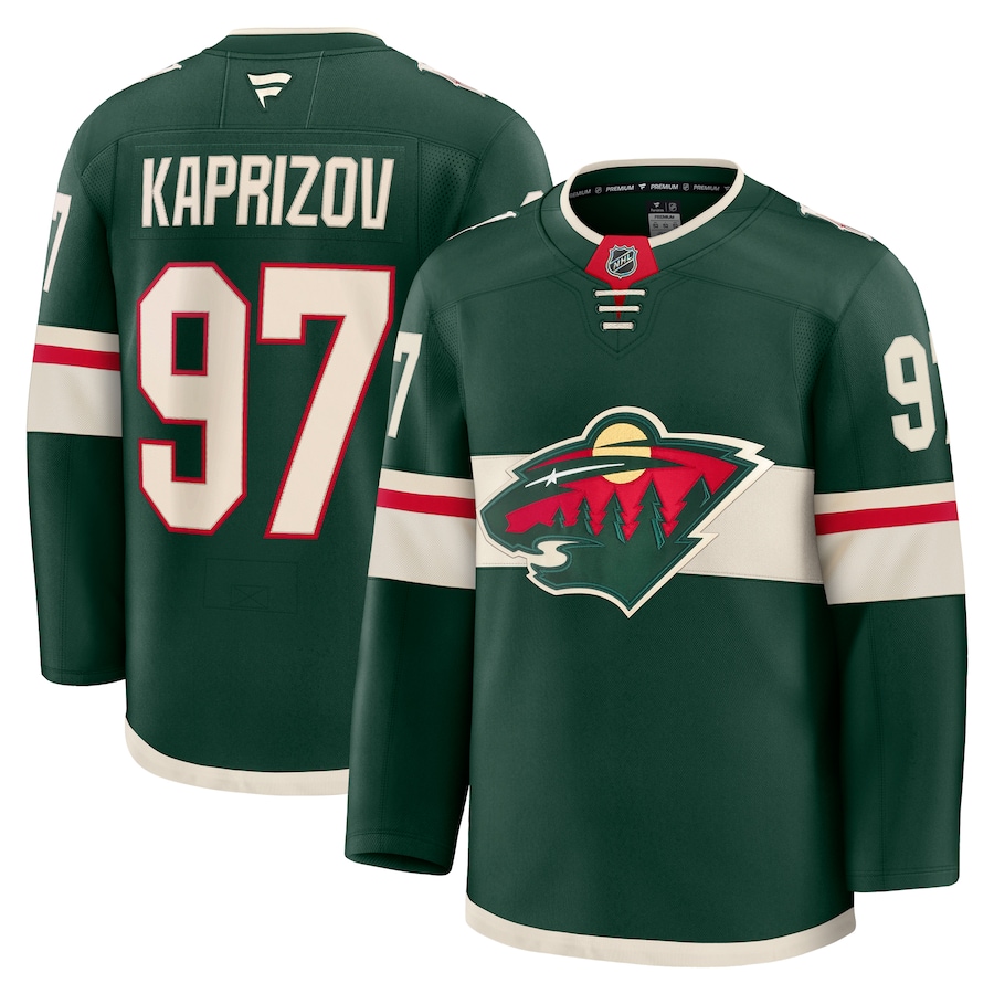 Men's Minnesota Wild Kirill Kaprizov Fanatics Green Home Premium Jersey