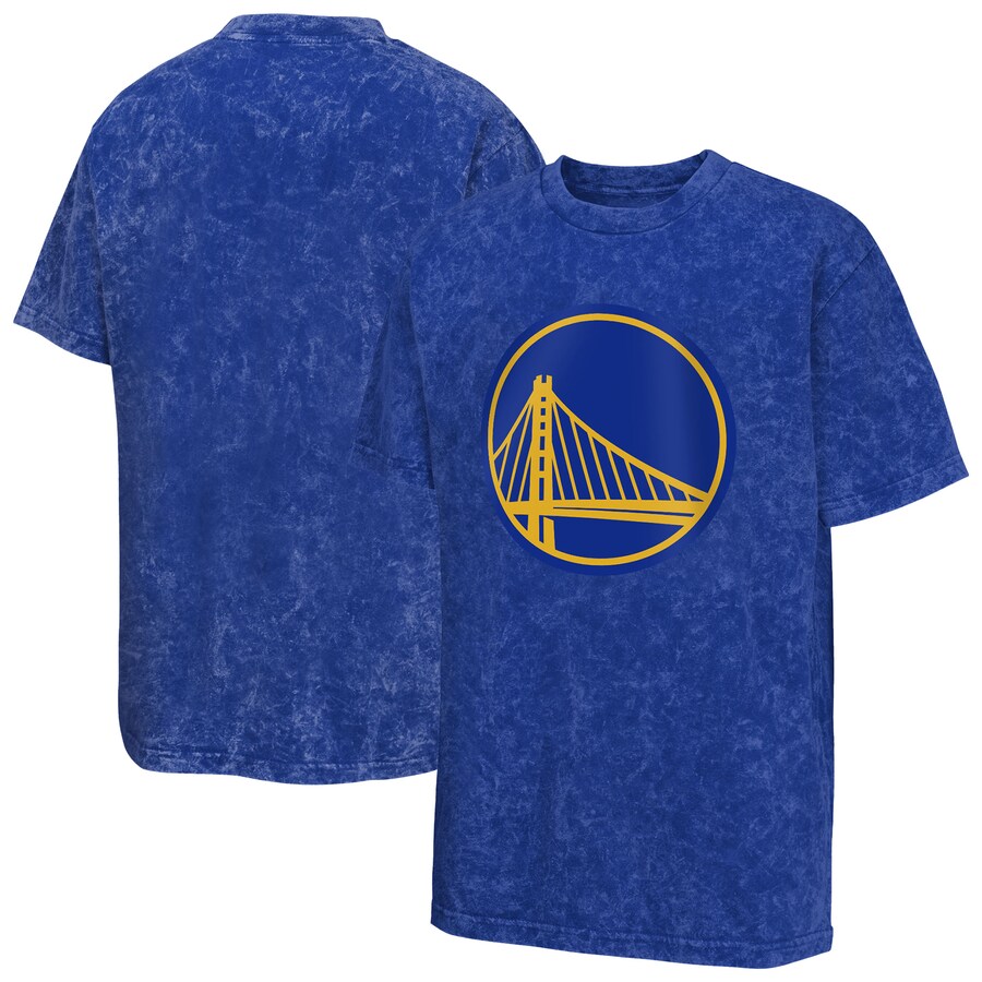 Youth Golden State Warriors  Royal Rugged Defense T-Shirt
