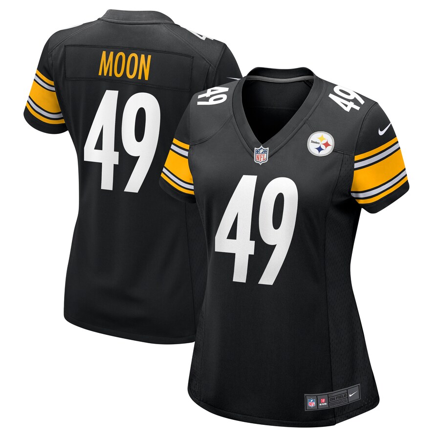 Women's Pittsburgh Steelers Jeremiah Moon Nike Black Game Jersey