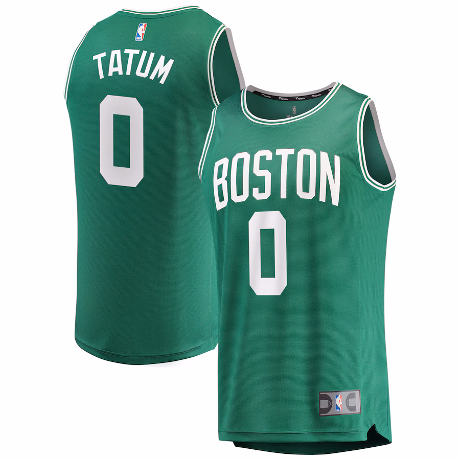 Youth Boston Celtics Jayson Tatum Fanatics Green Fast Break Replica Jersey - Icon Edition