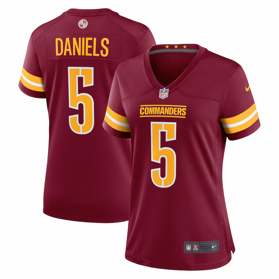 Women's Washington Commanders Jayden Daniels Nike Burgundy  Player Game Jersey