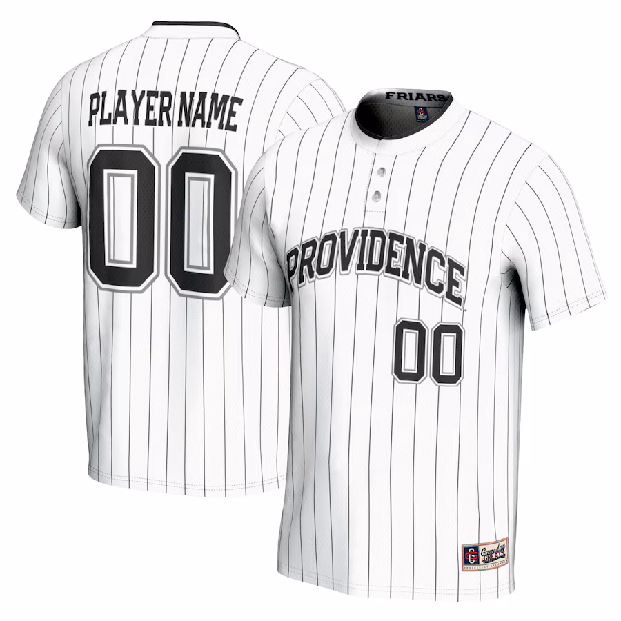 Providence Friars GameDay Greats Youth NIL Pick-A-Player Softball Lightweight Jersey - White