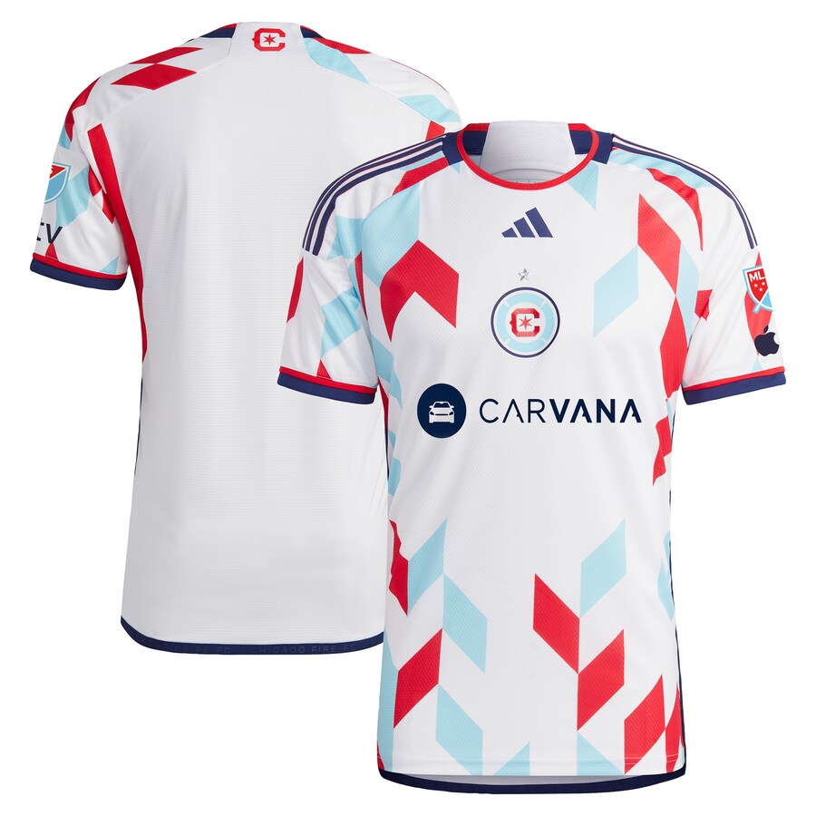 Men's Chicago Fire  adidas White 2024 A Kit For All Authentic Jersey