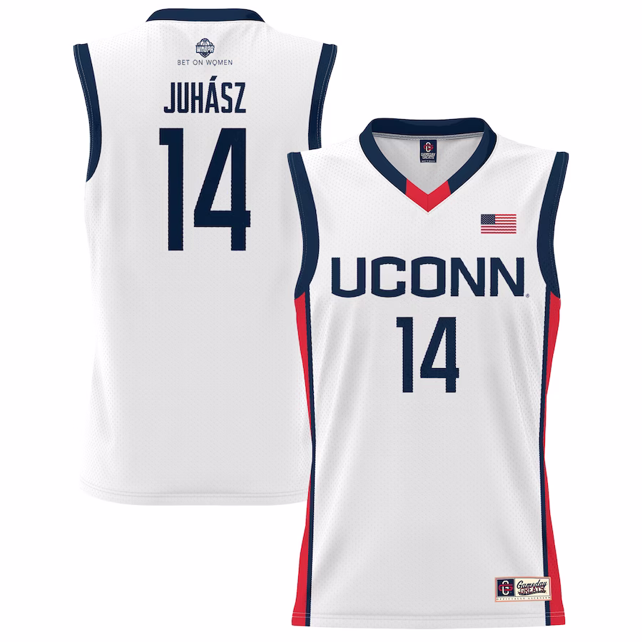 Dorka Juhasz UConn Huskies GameDay Greats Youth Lightweight Basketball Alumni Jersey - White
