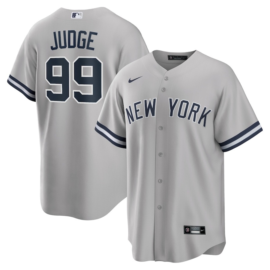 Men's New York Yankees Aaron Judge Nike Gray Away Limited Player Jersey
