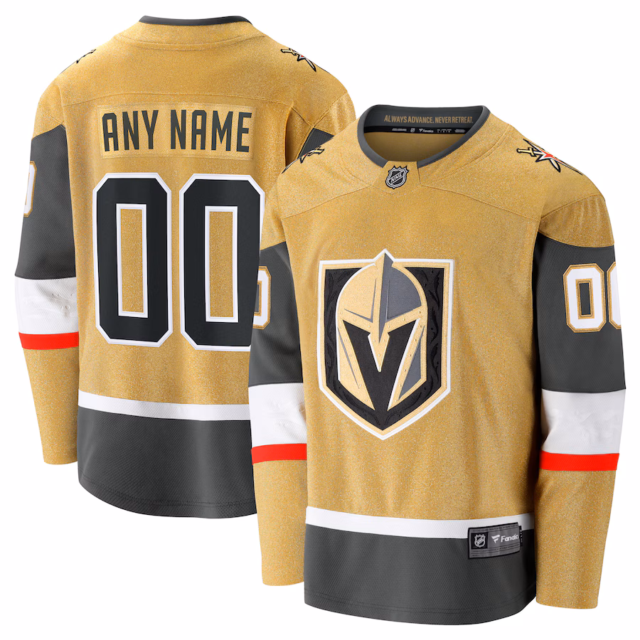 Men's Vegas Golden Knights Fanatics Home Breakaway Custom Jersey