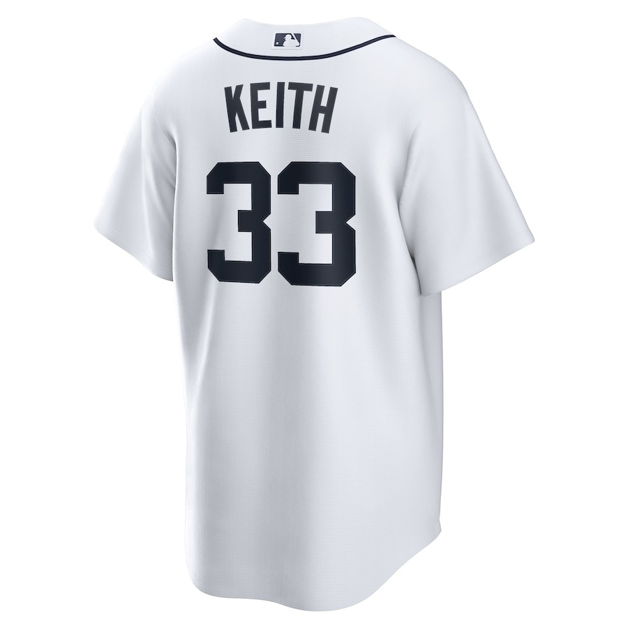 Men's Detroit Tigers Colt Keith Nike White Home Limited Player Jersey