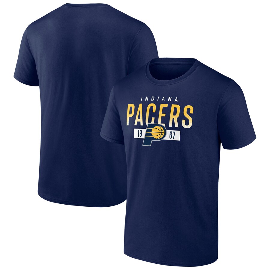 Men's Indiana Pacers  Fanatics Navy Team T-Shirt