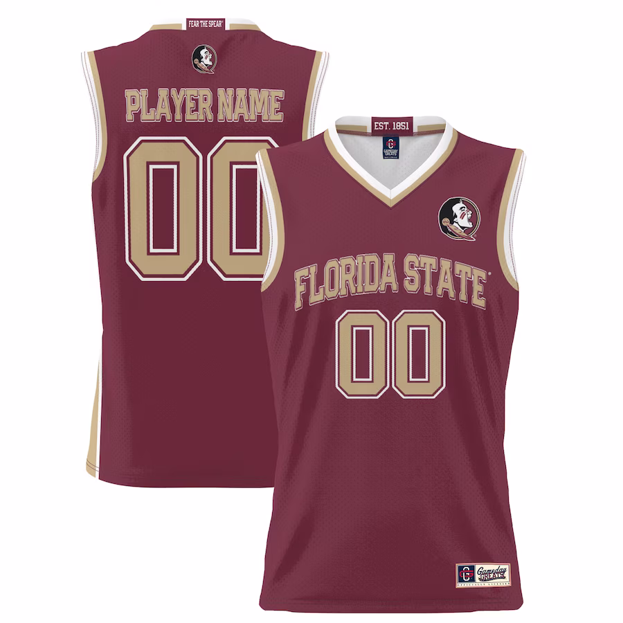 Florida State Seminoles GameDay Greats Youth NIL Pick-A-Player Lightweight Basketball Jersey - Garnet
