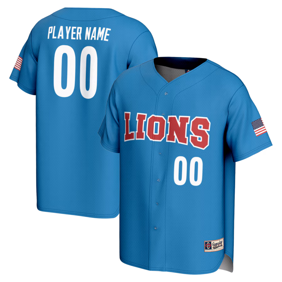 Loyola Marymount Lions GameDay Greats NIL Pick-A-Player Lightweight Baseball Jersey - Blue
