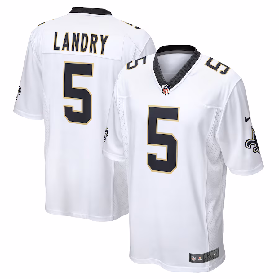 Men's New Orleans Saints Jarvis Landry Nike White Player Game Jersey