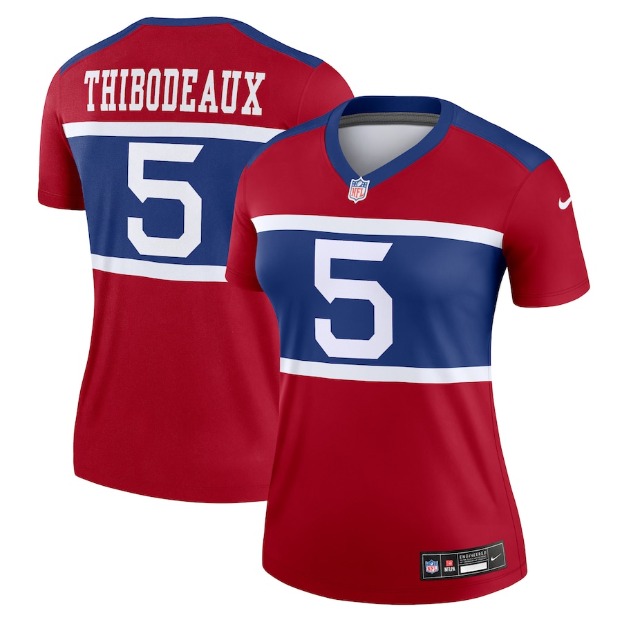 Women's New York Giants Kayvon Thibodeaux Nike Red Alternate Legend Player Performance Top
