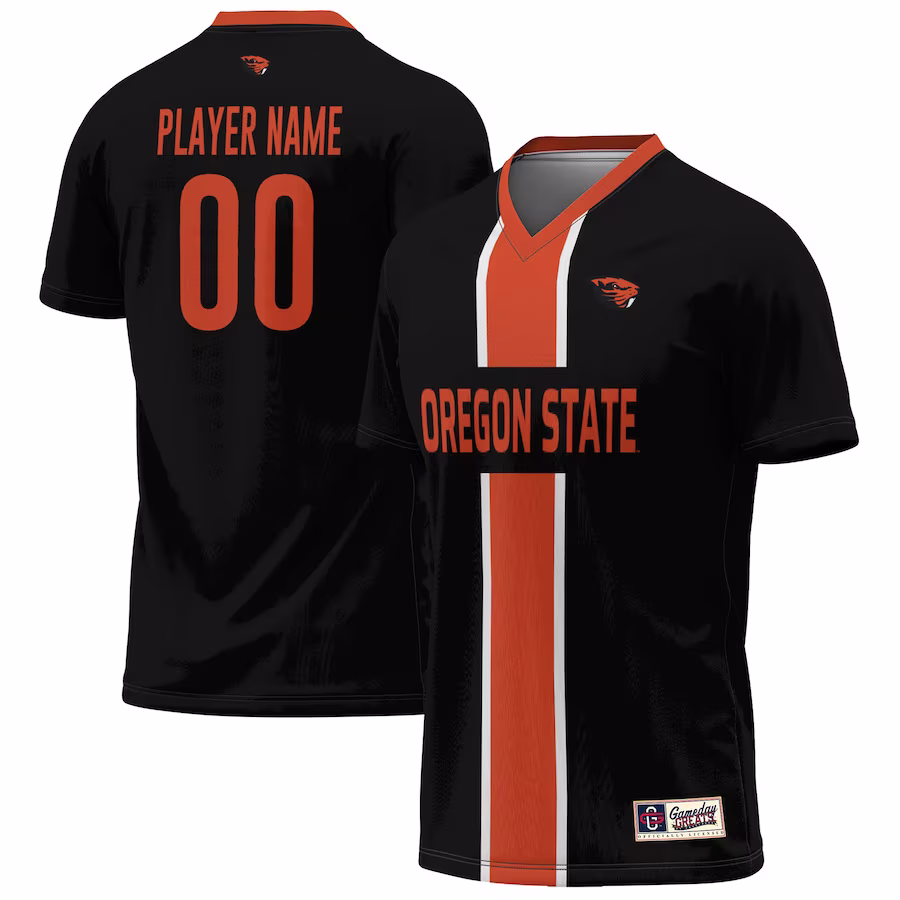Oregon State Beavers GameDay Greats Unisex Pick-A-Player NIL Lightweight Soccer Jersey - Black