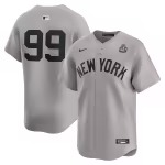 Men's New York Yankees Aaron Judge Nike Gray 2024 World Series Limited Player Jersey
