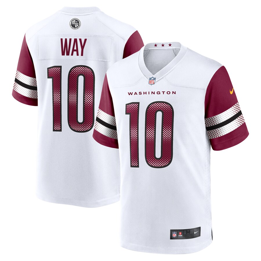 Men's Washington Commanders Tress Way Nike White Game Jersey