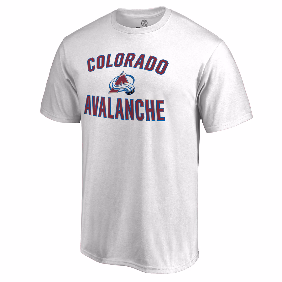 Men's Colorado Avalanche Victory Arch White T-Shirt