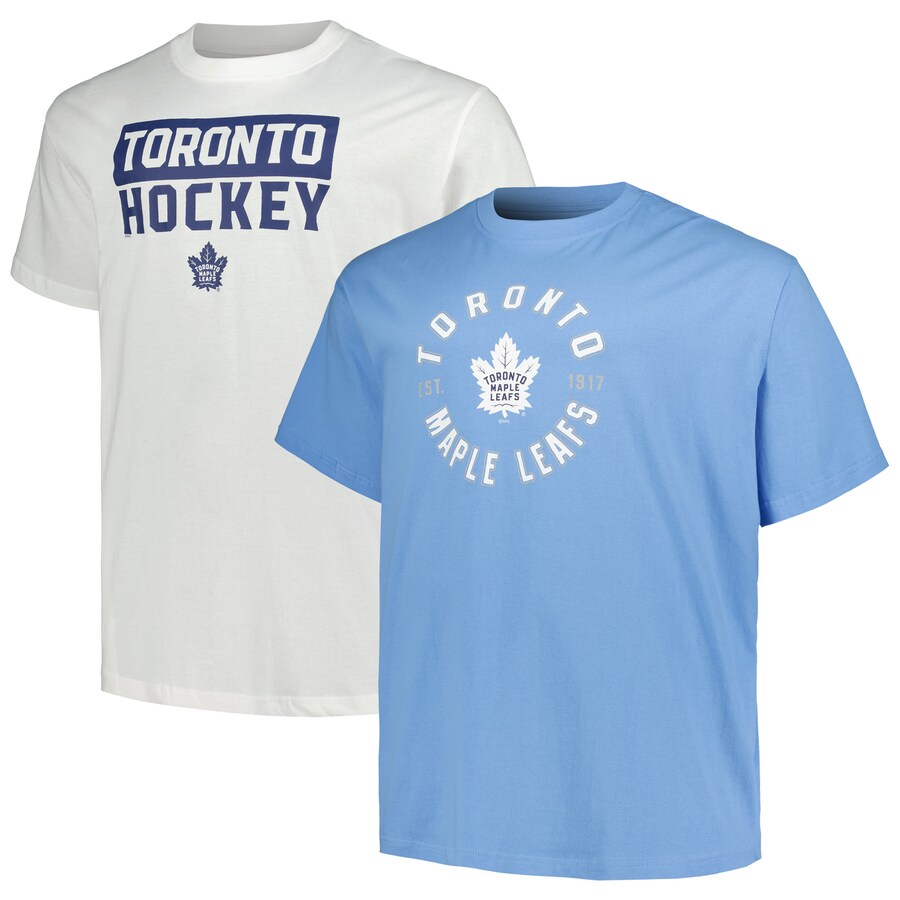 Men's Toronto Maple Leafs Fanatics Big & Tall 2-Pack T-Shirt Set