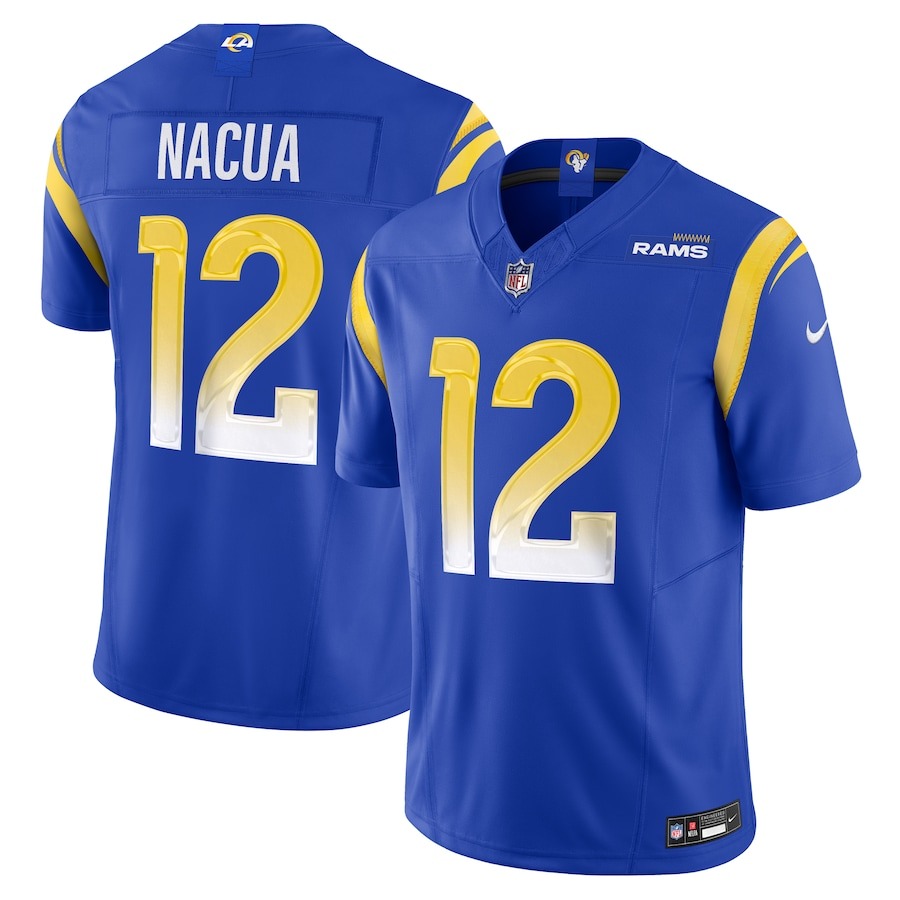 Men's Los Angeles Rams Puka Nacua Nike Royal Vapor F.U.S.E. Limited Player Jersey