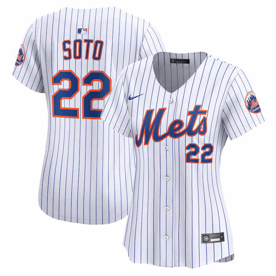 Women's New York Mets Juan Soto Nike White Home Limited Player Jersey