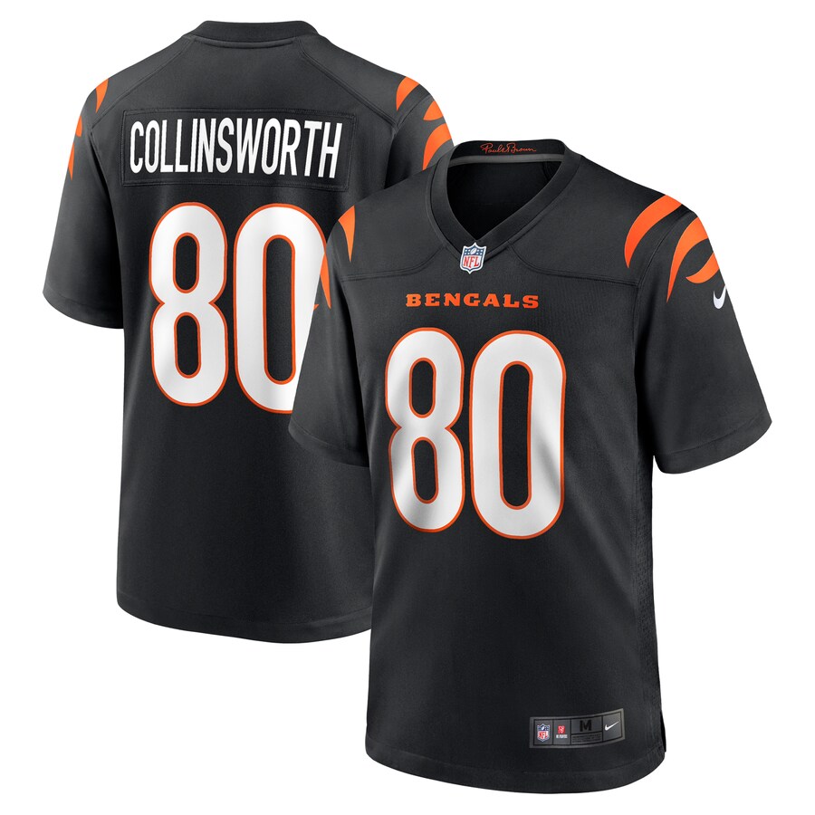Men's Cincinnati Bengals Cris Collinsworth Nike Black Team Retired Player Game Jersey
