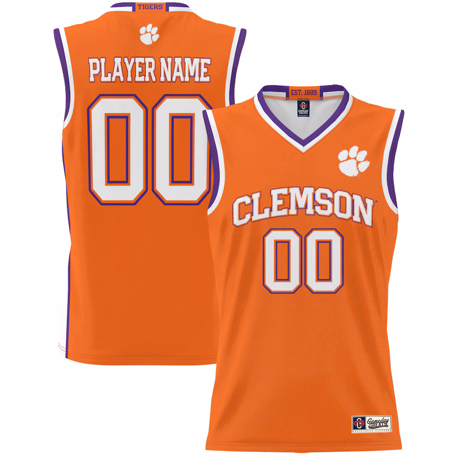 Clemson Tigers GameDay Greats Youth NIL Pick-A-Player Lightweight Basketball Jersey - Orange