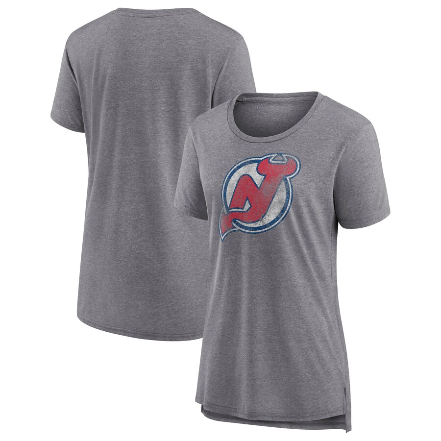 Women's New Jersey Devils Fanatics Heather Gray Special Edition 2.0 Modern T-Shirt