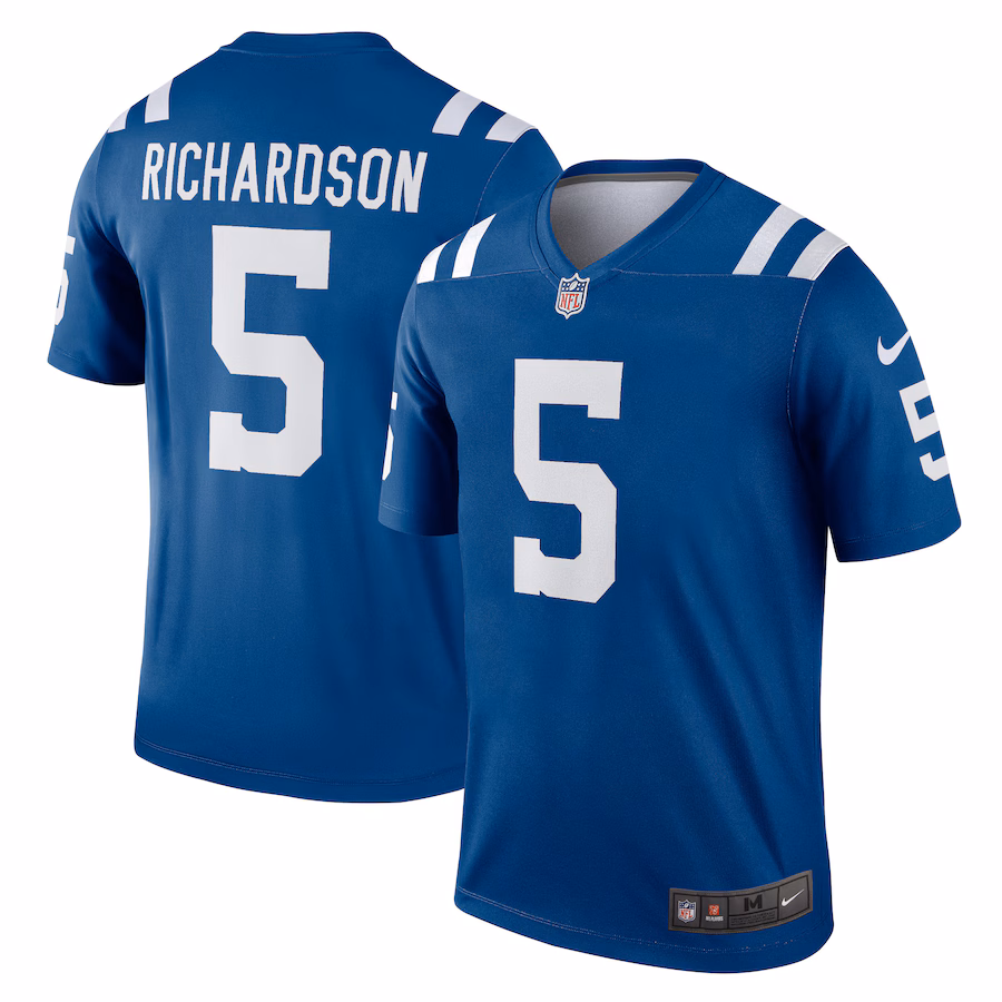 Men's Indianapolis Colts Anthony Richardson Nike Royal Team Legend Player Performance Top