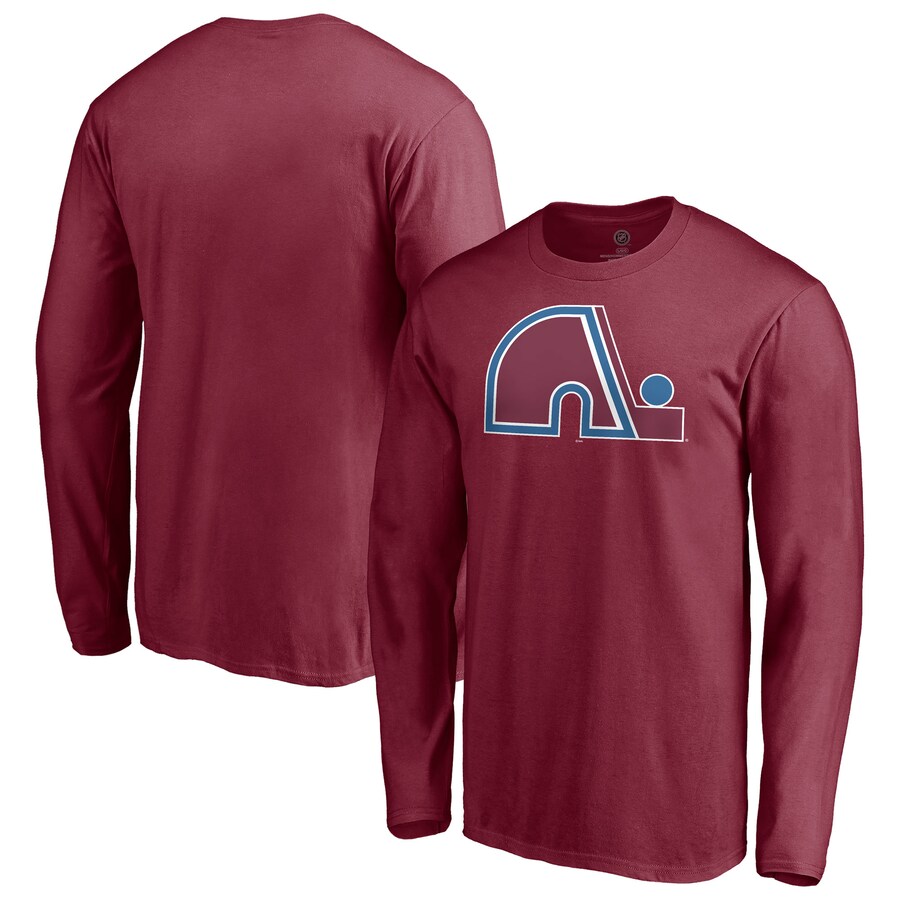 Men's Colorado Avalanche Burgundy Special Edition Primary Logo Long Sleeve T-Shirt