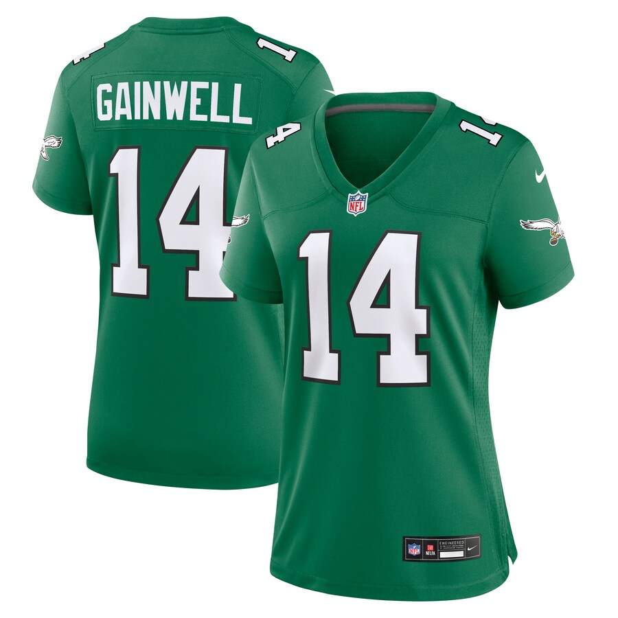 Women's Philadelphia Eagles Kenneth Gainwell Nike Kelly Green Alternate Game Jersey