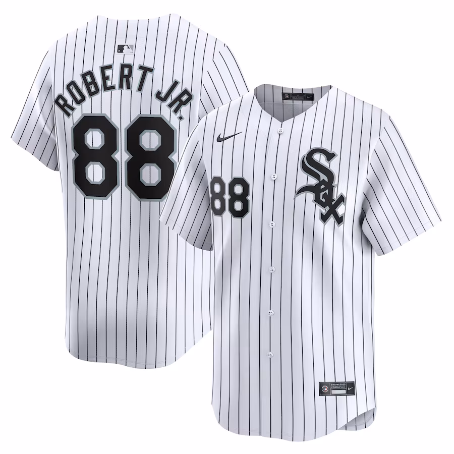 Youth Chicago White Sox Luis Robert Jr. Nike White Home Limited Jersey