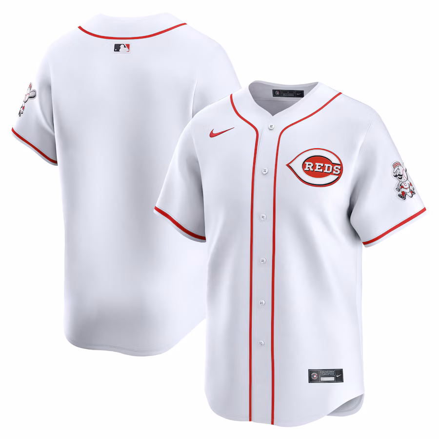 Youth Cincinnati Reds Nike White Home Limited Jersey