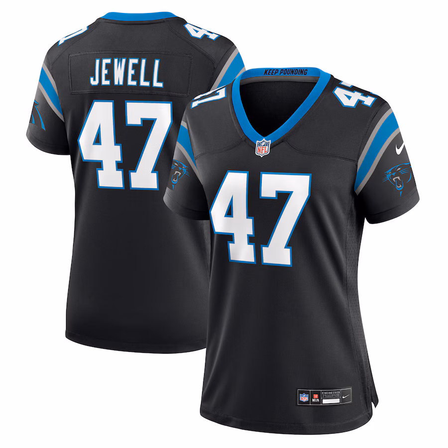Women's Carolina Panthers Josey Jewell Nike Black Game Jersey
