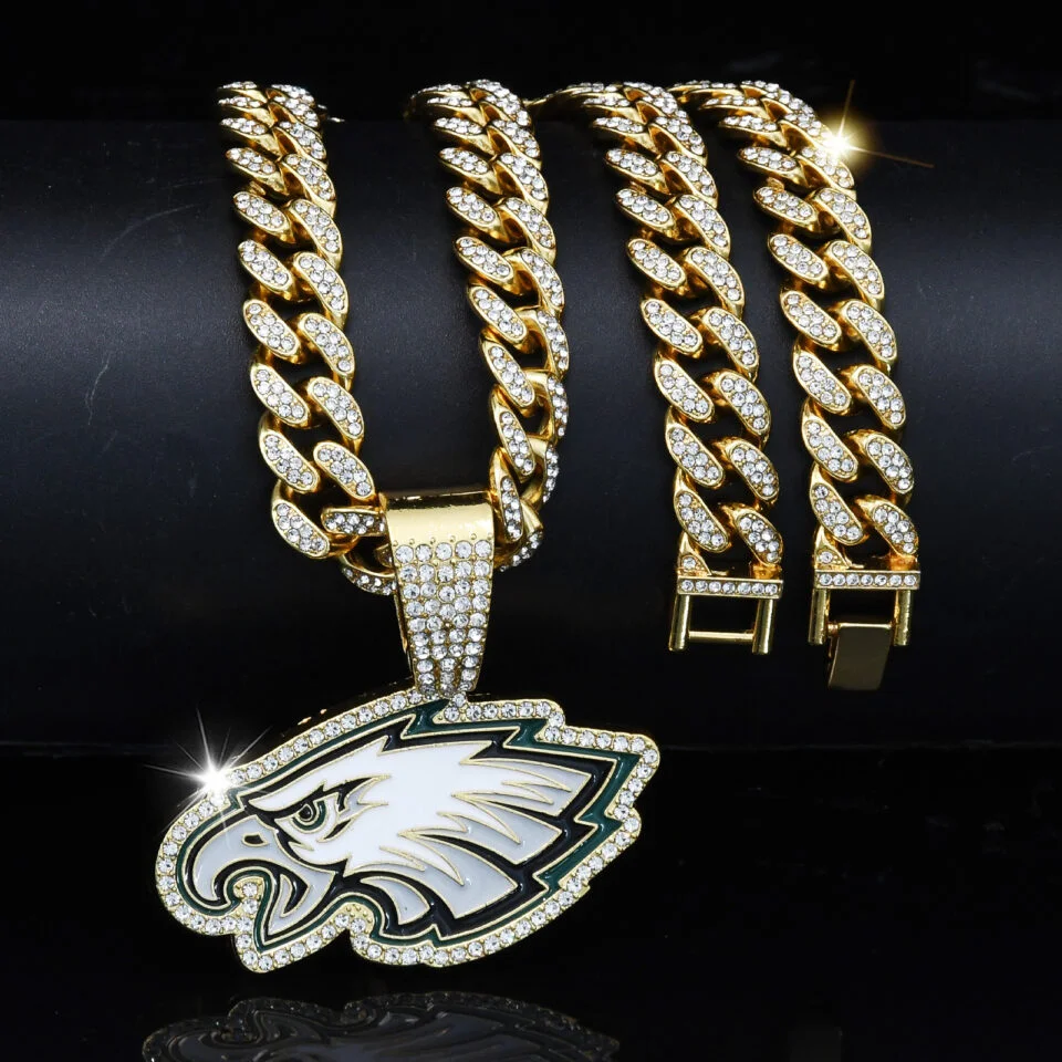 Philadelphia Eagles Fan Chain Necklace
