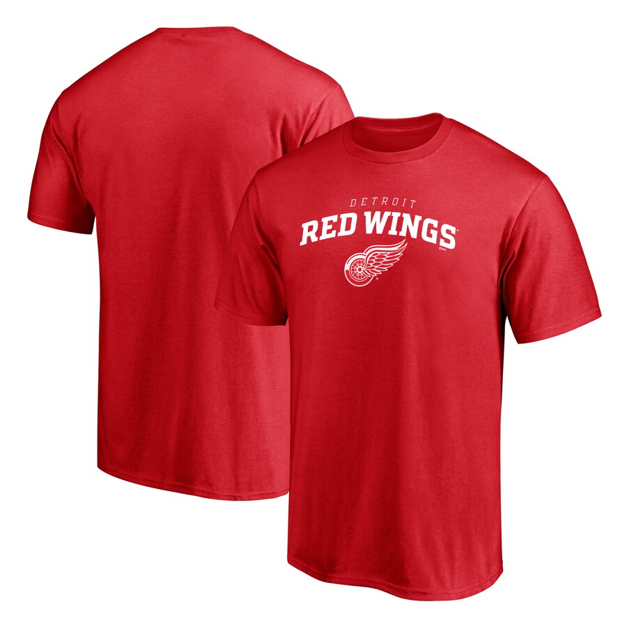 Men's Detroit Red Wings Red Team Lock Up T-Shirt