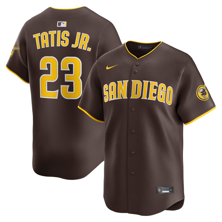Men's San Diego Padres Fernando Tatis Jr. Nike Brown Alternate Limited Player Jersey