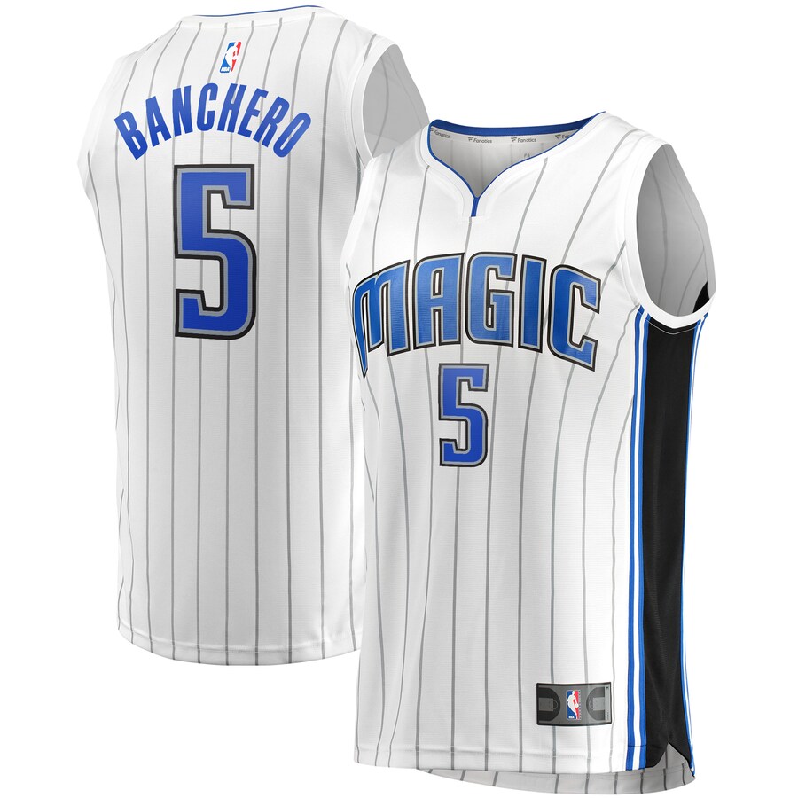 Men's Orlando Magic Paolo Banchero Fanatics White Fast Break Association Jersey