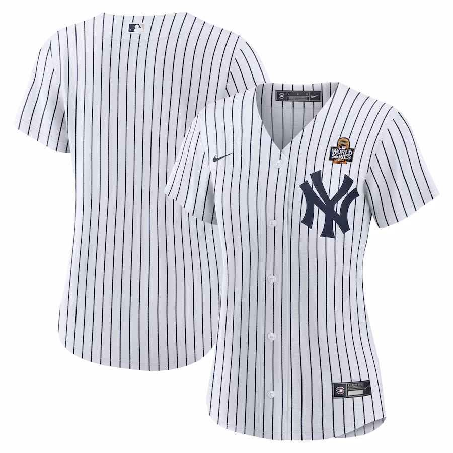 Women's New York Yankees Nike White 2024 World Series Home Replica Jersey