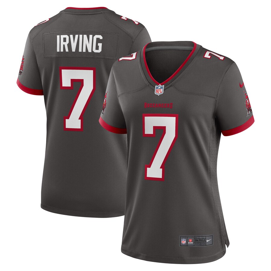 Women's Tampa Bay Buccaneers Bucky Irving Nike Pewter Alternate Game Jersey