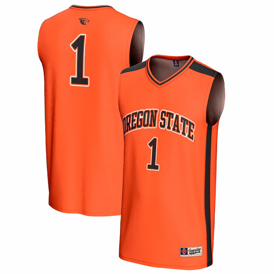 Unisex GameDay Greats #1 Orange Oregon State Beavers Lightweight Collegiate Basketball Fashion Jersey