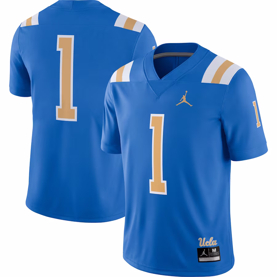 #1 UCLA Bruins Jordan Brand Game Jersey - Blue